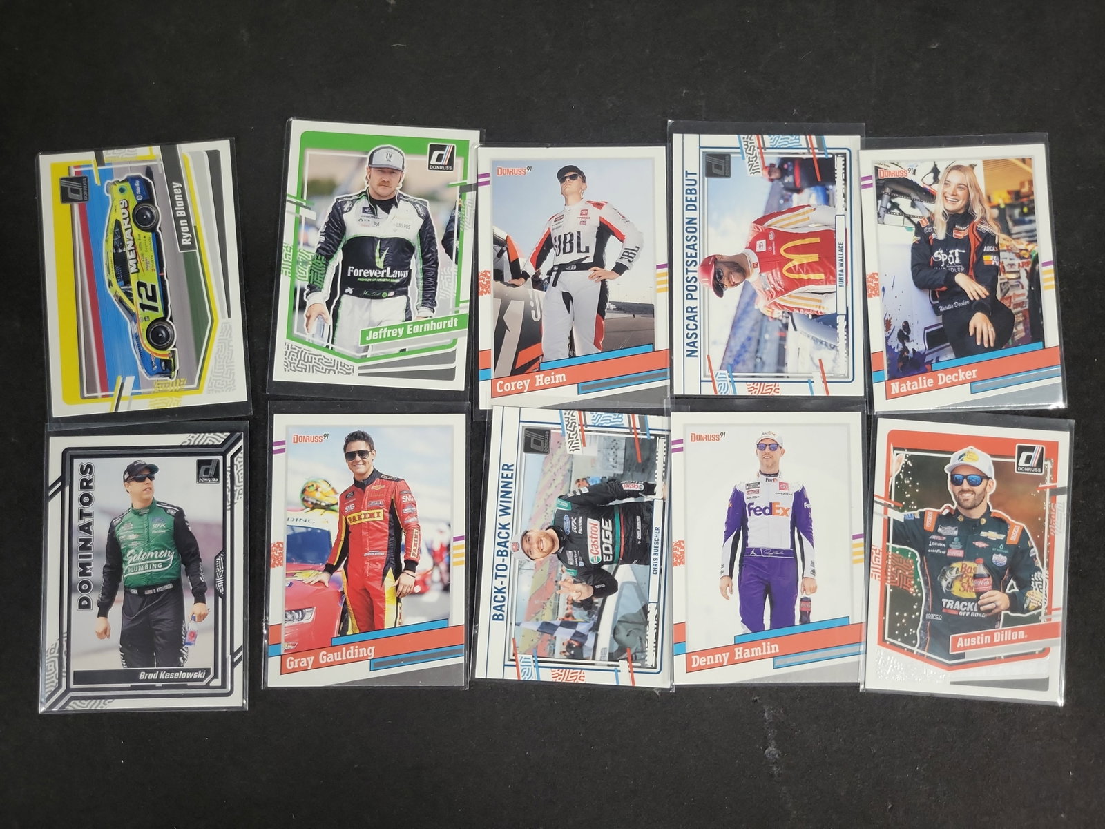 I04249 | Panini Donruss NASCAR Trading Cards: IMPORTANT â€“ PLEASE REVIEW BEFORE BIDDING: Aeron House makes every effort to accurately identify and describe each lot; however, titles and descriptions may contain errors, omissions, or AI-a