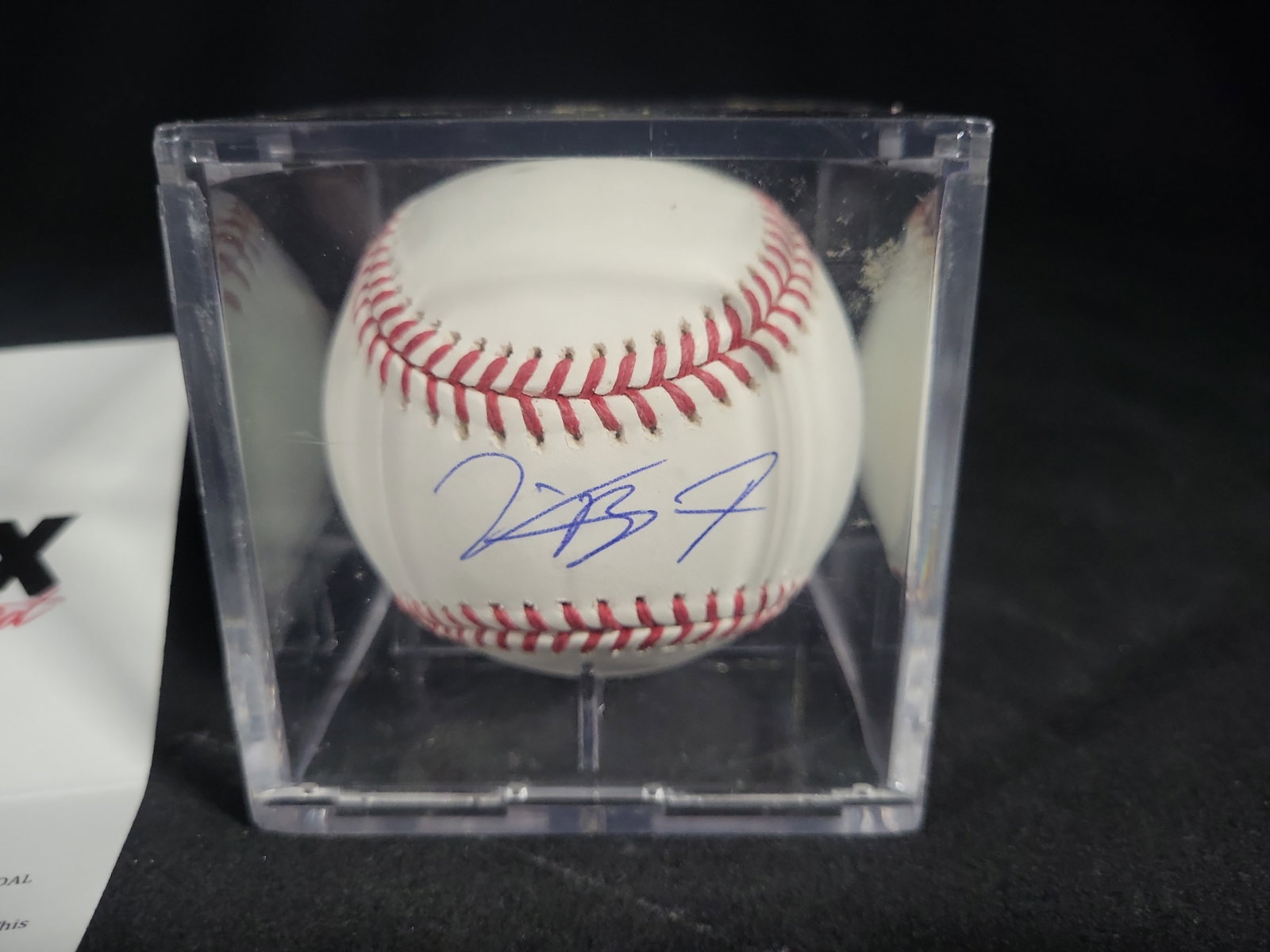 I04446 | Vidal Brujan Signed Authenticated Baseball (1 of 3)