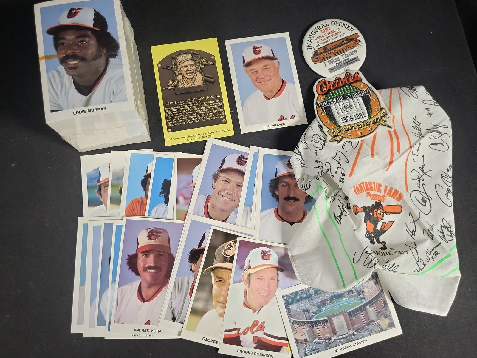 I04492 | Baltimore Orioles Souvenir Memorabilia Collection: IMPORTANT â€“ PLEASE REVIEW BEFORE BIDDING: Aeron House makes every effort to accurately identify and describe each lot; however, titles and descriptions may contain errors, omissions, or AI-a