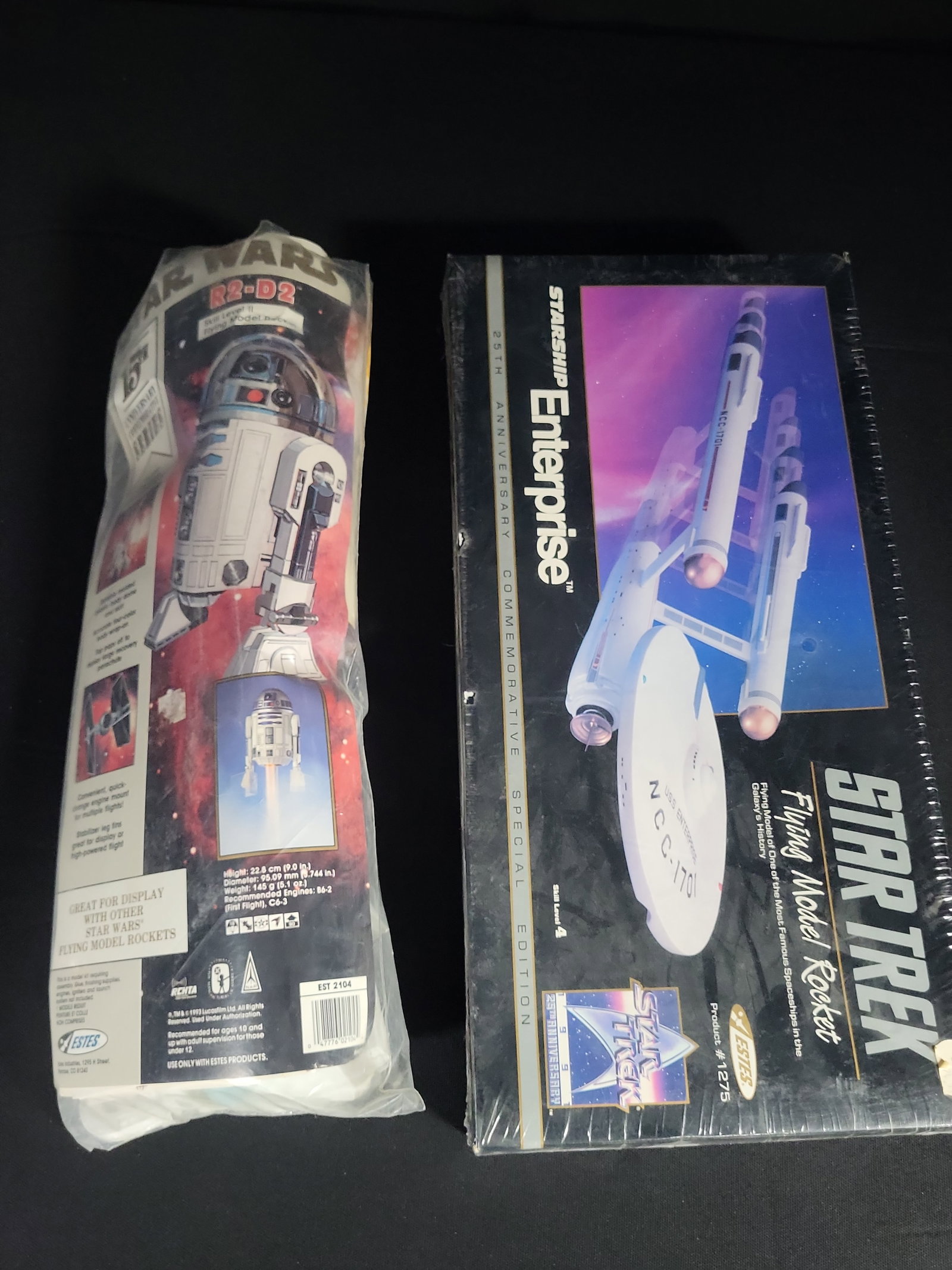 I04880 | Pair of Estes Flying Model Rockets: IMPORTANT â€“ PLEASE REVIEW BEFORE BIDDING: Aeron House makes every effort to accurately identify and describe each lot; however, titles and descriptions may contain errors, omissions, or AI-a