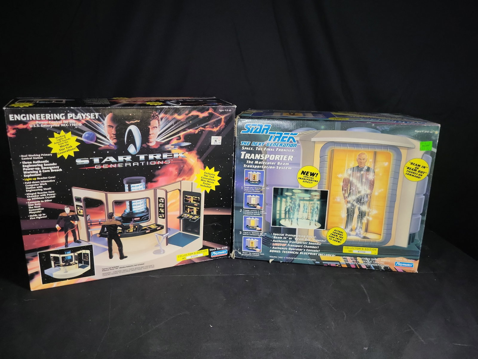 I04663 | A Pair of Star Trek Playsets: IMPORTANT â€“ PLEASE REVIEW BEFORE BIDDING: Aeron House makes every effort to accurately identify and describe each lot; however, titles and descriptions may contain errors, omissions, or AI-a