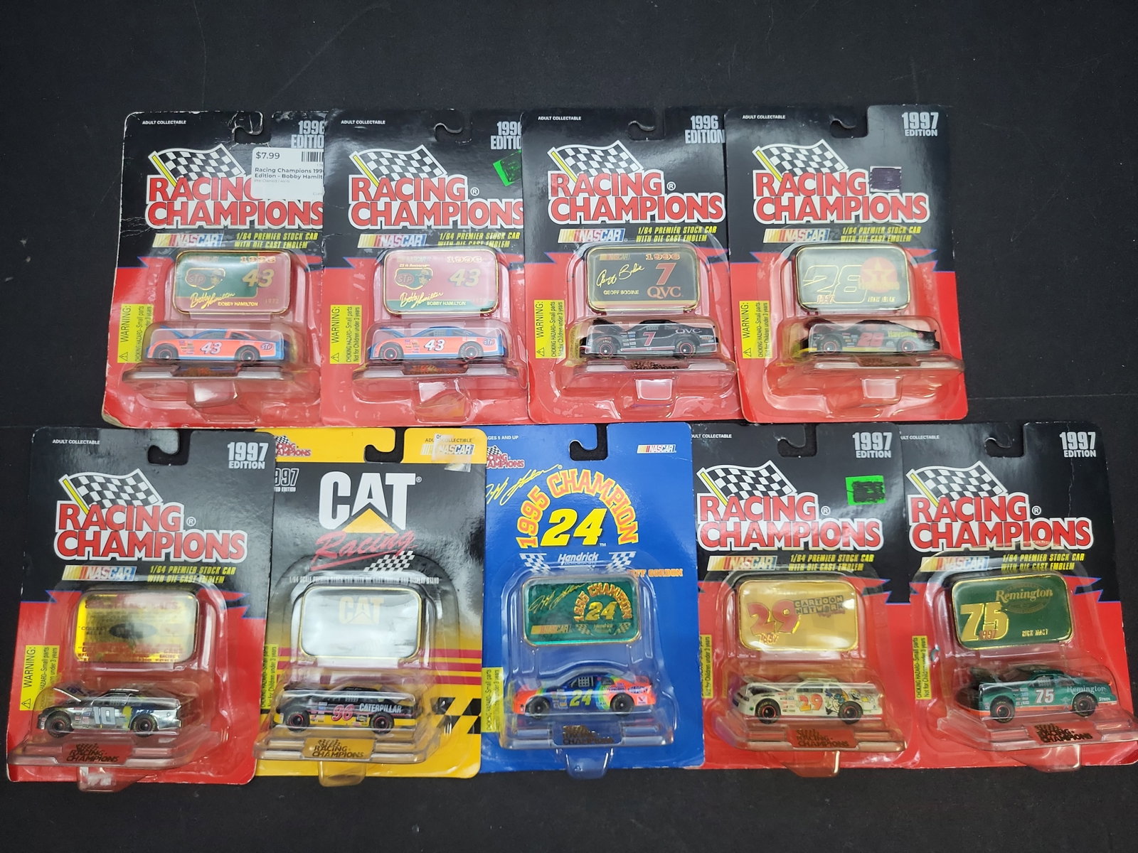 I04746 | Nine Racing Champions NASCAR Die-Cast Cars: IMPORTANT â€“ PLEASE REVIEW BEFORE BIDDING: Aeron House makes every effort to accurately identify and describe each lot; however, titles and descriptions may contain errors, omissions, or AI-a