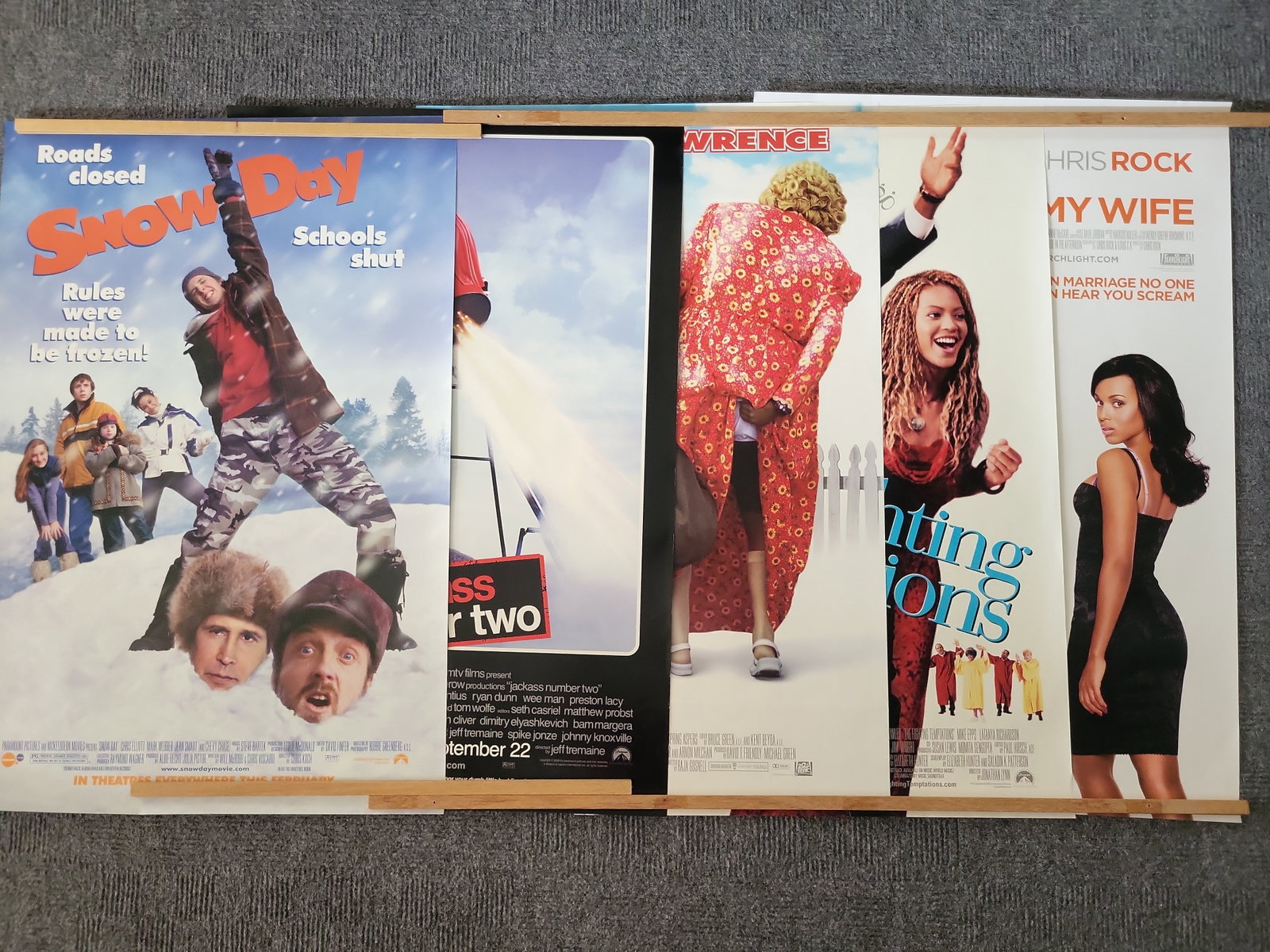 I04599 | A Collection of Comedy Movie Posters: IMPORTANT â€“ PLEASE REVIEW BEFORE BIDDING: Aeron House makes every effort to accurately identify and describe each lot; however, titles and descriptions may contain errors, omissions, or AI-a