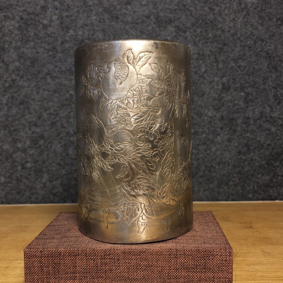 sterling silver pen holder (1 of 9)