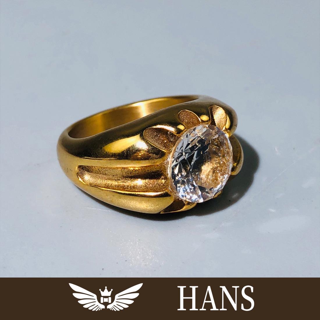 18k inlaid diamond ring (1 of 9)