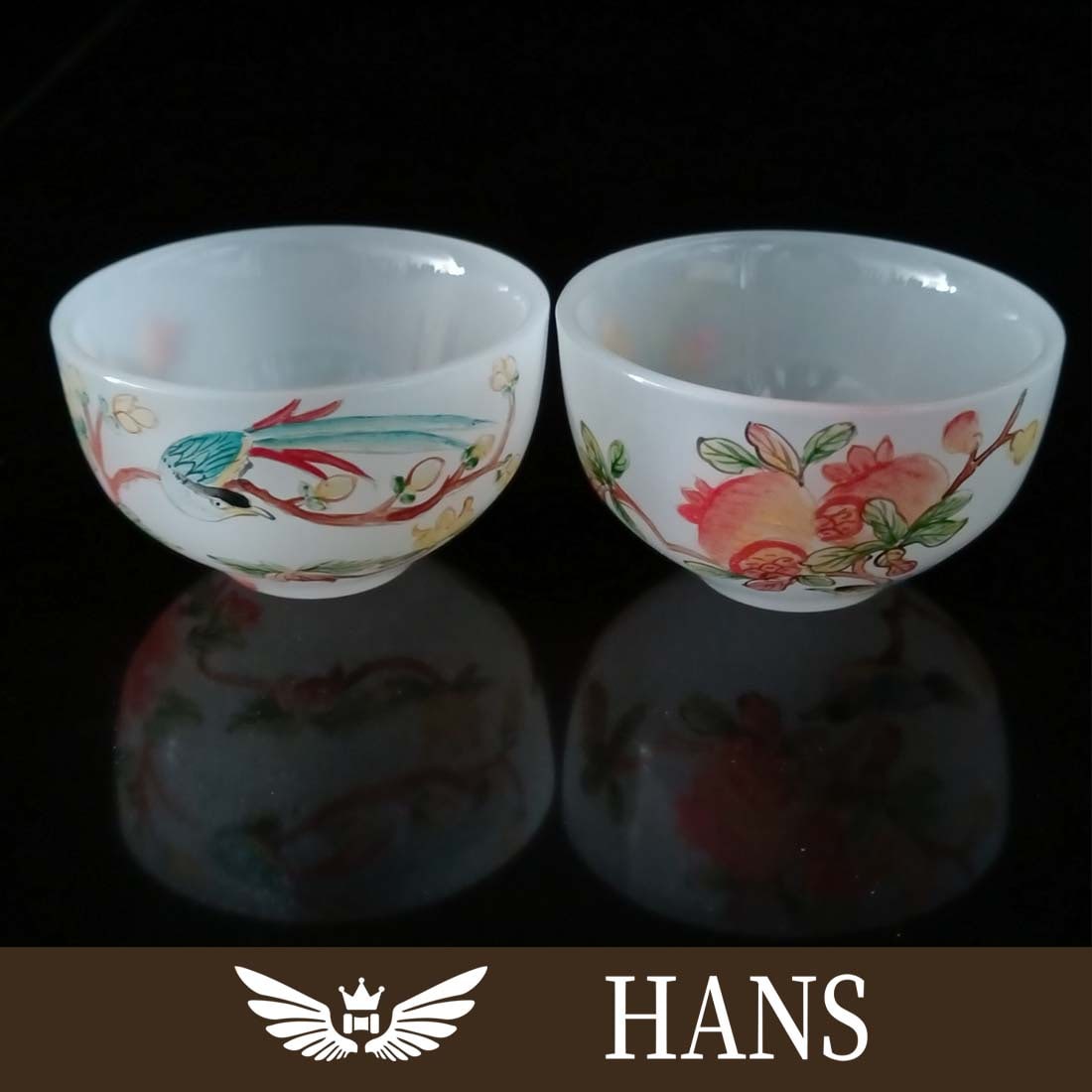 Qianlong style mutton-fat jade tea bowl (1 of 8)