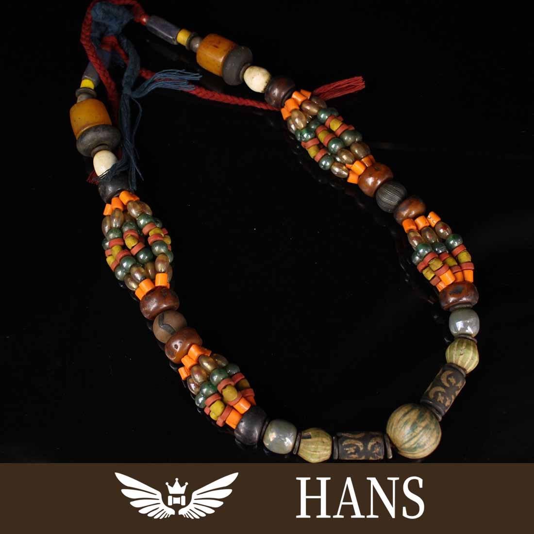 Tibetan style multi-treasure necklace (1 of 9)