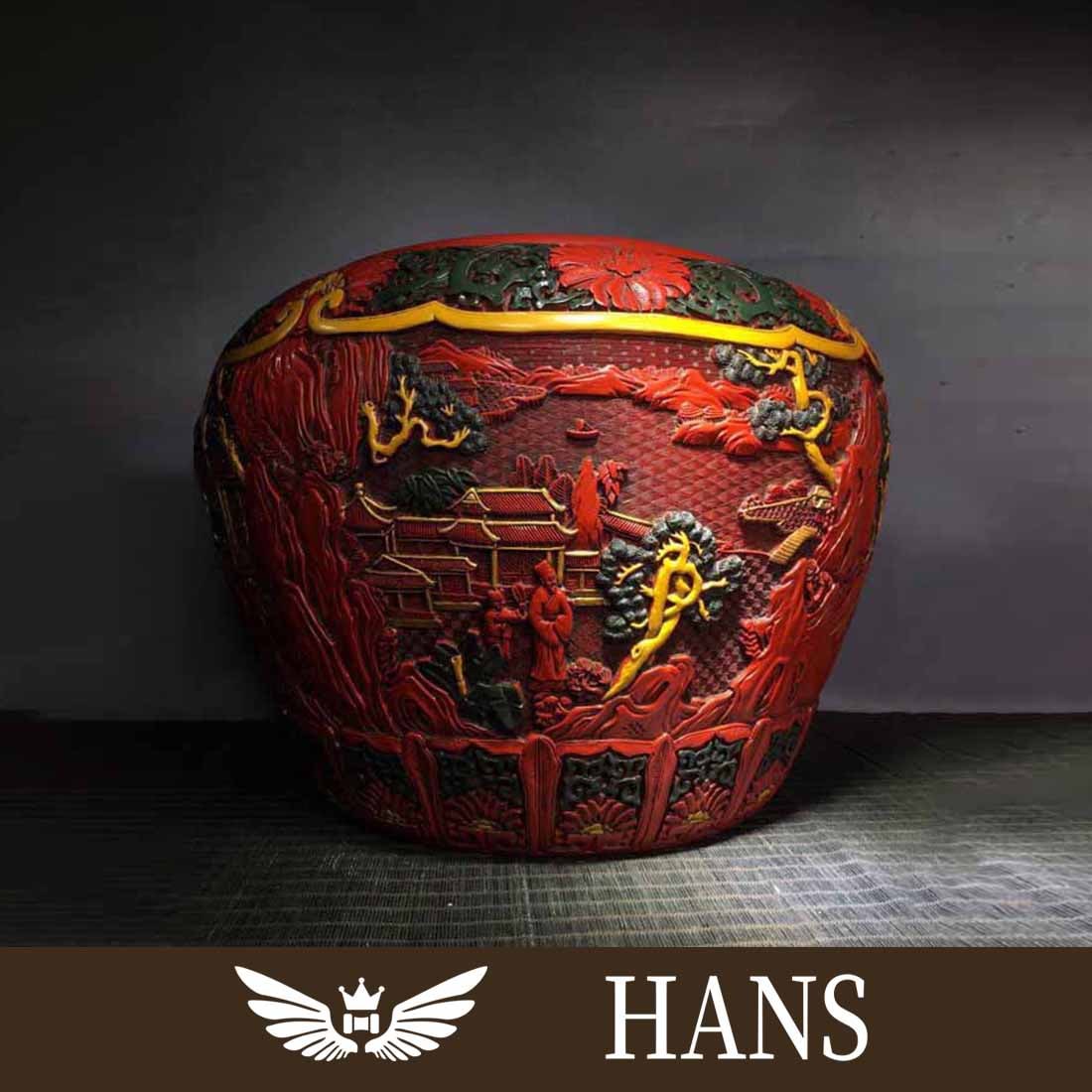 Painted lacquer vat ornaments (1 of 9)