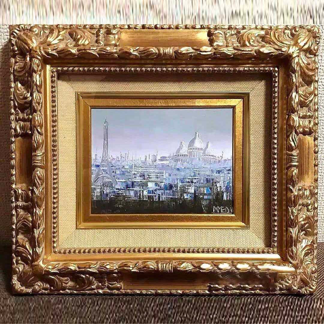 Paris city landscape oil painting (1 of 8)