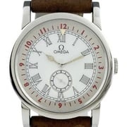 Omega pilot watch 516.13.41.10.05.001 watch SS leather automatic winding white men's [second-hand]: Brand: Omega Type: Pilot Watch Model: 516.13.41.10.05.001 Case width: about 41mm Arm circumference: about 16~20cm Material: Stainless steel razor Dial color: white Bezel type: Rotating bezel Display m