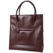 Cartier Mast Line Tote Shoulder Bag Tote Bag Leather Bordeaux Women's [Second-hand] No verification,: Width about 35cm Height about 36cm Depth about 14cm Comments "Overall" deformation, life odor, lines, scratches, dirt "Internal organs" stains "Inner pocket" wear "Strap" drooping, sagging, fiber adhe
