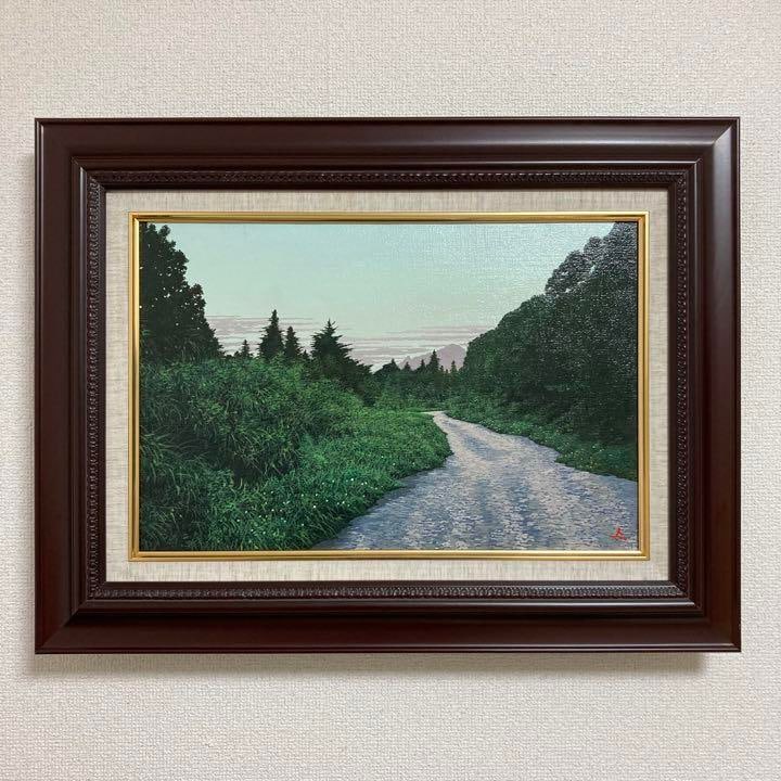 Ishizaka Nira "Touge Road" oil painting No. 6 genuine hand signed realistic painting: Ishizaka Nira "Touge Road" oil painting No. 6 genuine hand signed realistic paintingAuthor: Nira IshizakaTitle of work: "Tog Road"Technique: Oil paintingPainting size: P6Frame size: Approx. 43 cm high