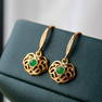 Natural Jade Earrings