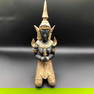 buddha statue thailand decoration vintage local buddhist art gold gentle face