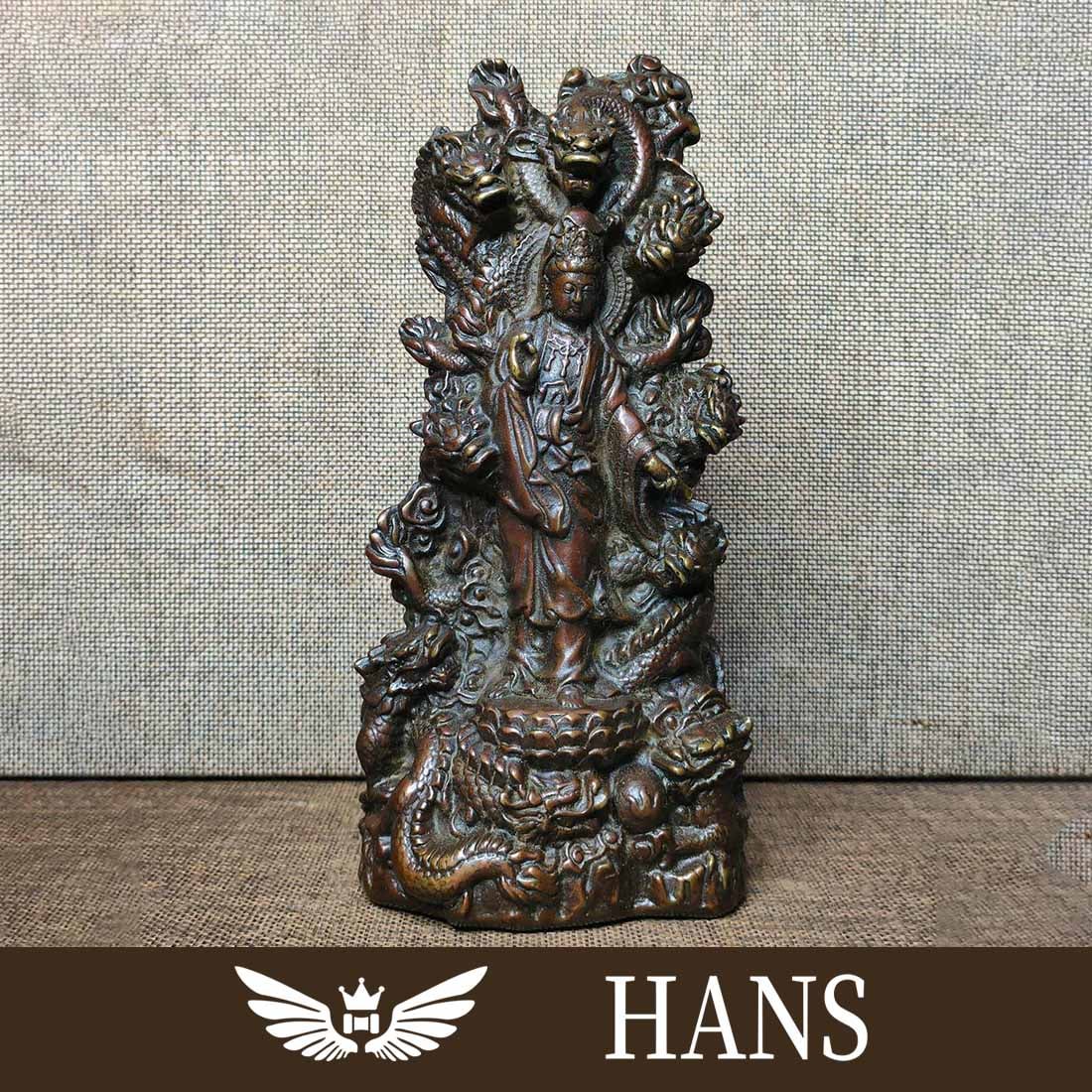 Bronze Guanyin Buddha Statue (1 of 9)