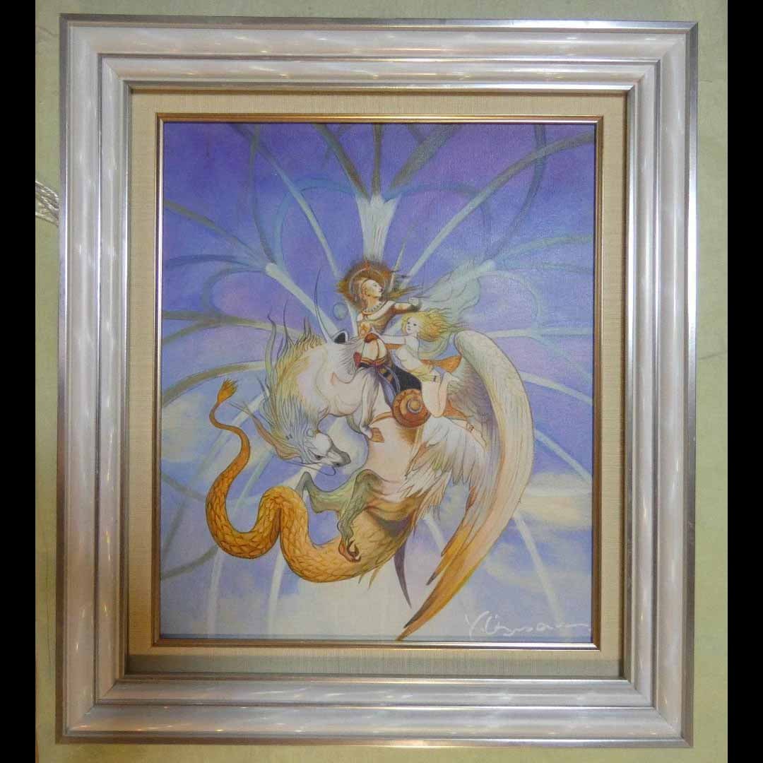 Landscape oil painting Yoshitaka Amano F8: Landscape oil painting Yoshitaka Amano F8.Screen size: approx. 38 cm x 45.5 cmOverall size: approx. 52 cm x 59 cmSigned on the backRegarding the condition, there are no visible scratches or stains,Ple