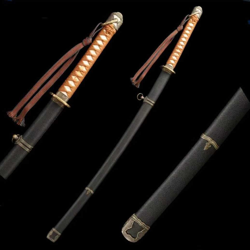 [Samurai Wars] Ancient weapons, armor, sword accessories, Japanese swords, replica swords, Iai: Features: Balanced overall performance, using high-performance steel, high hardness and sufficient toughness, all-hand-made basic grinding process, the edge is clear and bright! Strong visual sensitiv