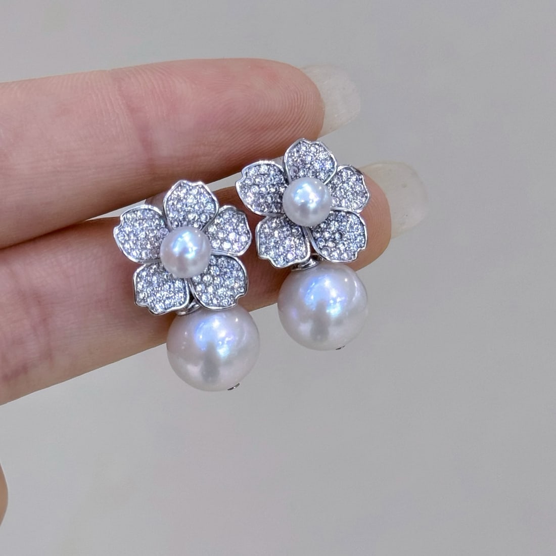 Cherry Blossom Natural Pearl Earrings (1 of 8)