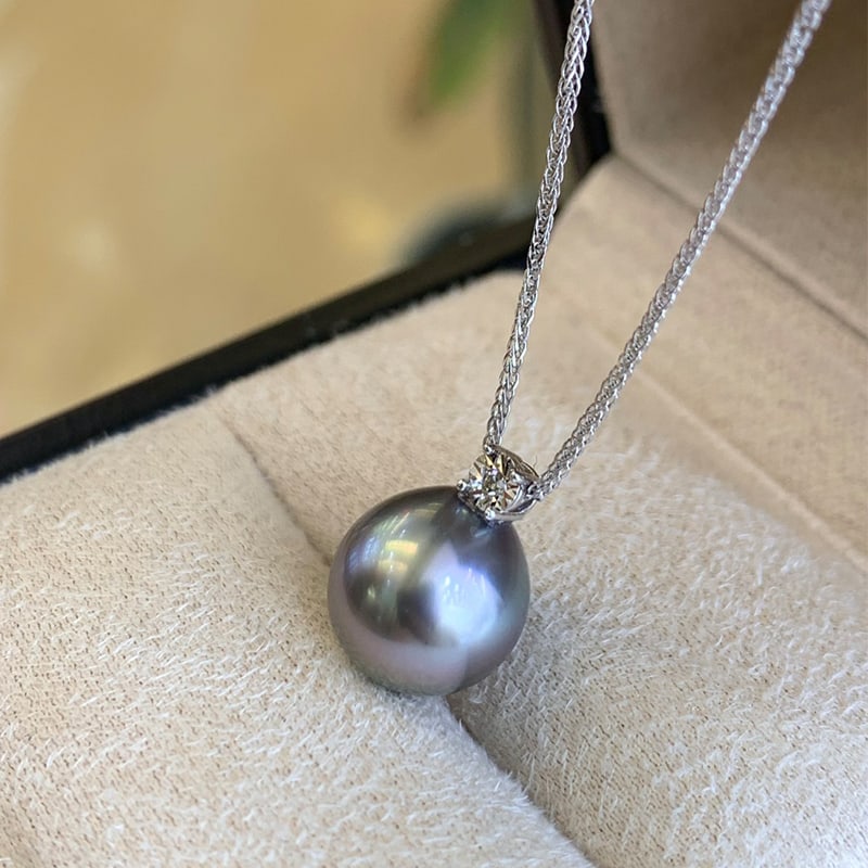 18k gold, Car Flower Princess Tahitian pendant (1 of 7)