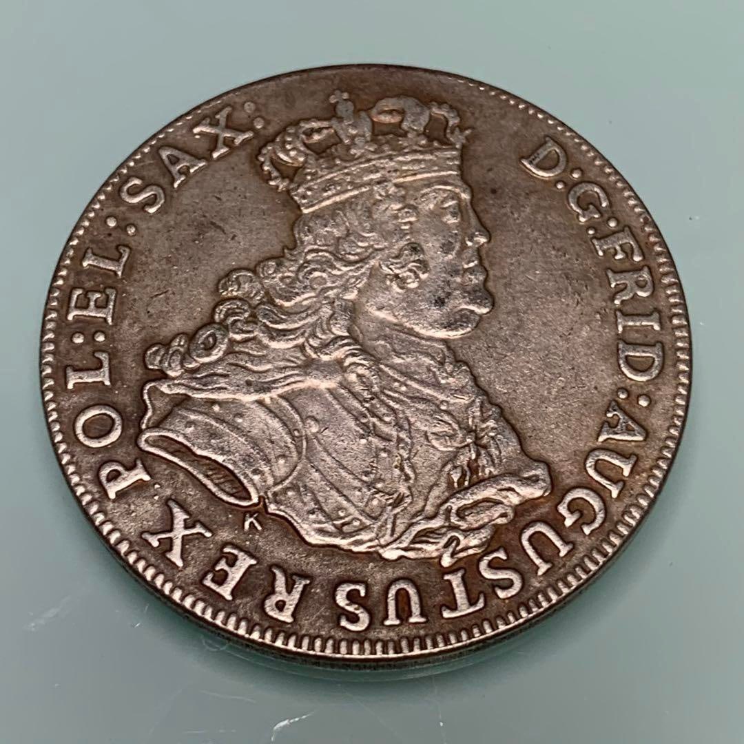 Ancient coin of King Augustus II of Poland (1 of 6)