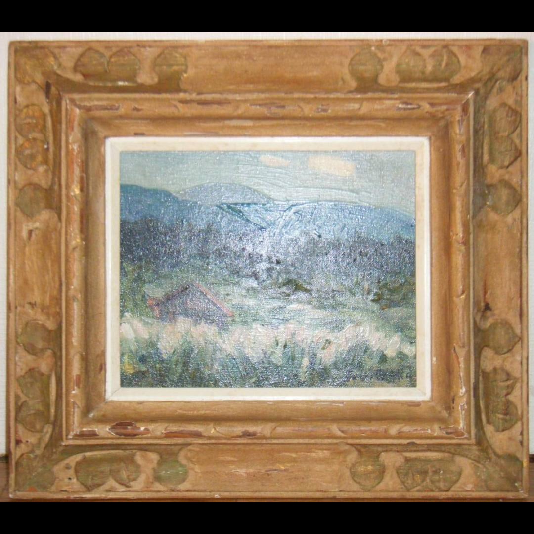 Koji Hidetuka's oil painting No. 3 'Zao Autumn Initial Scene' (1 of 7)