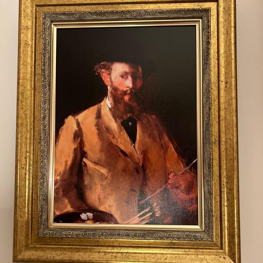 Oil Painting - Manet's Self-Portrait with Palette (1 of 1)