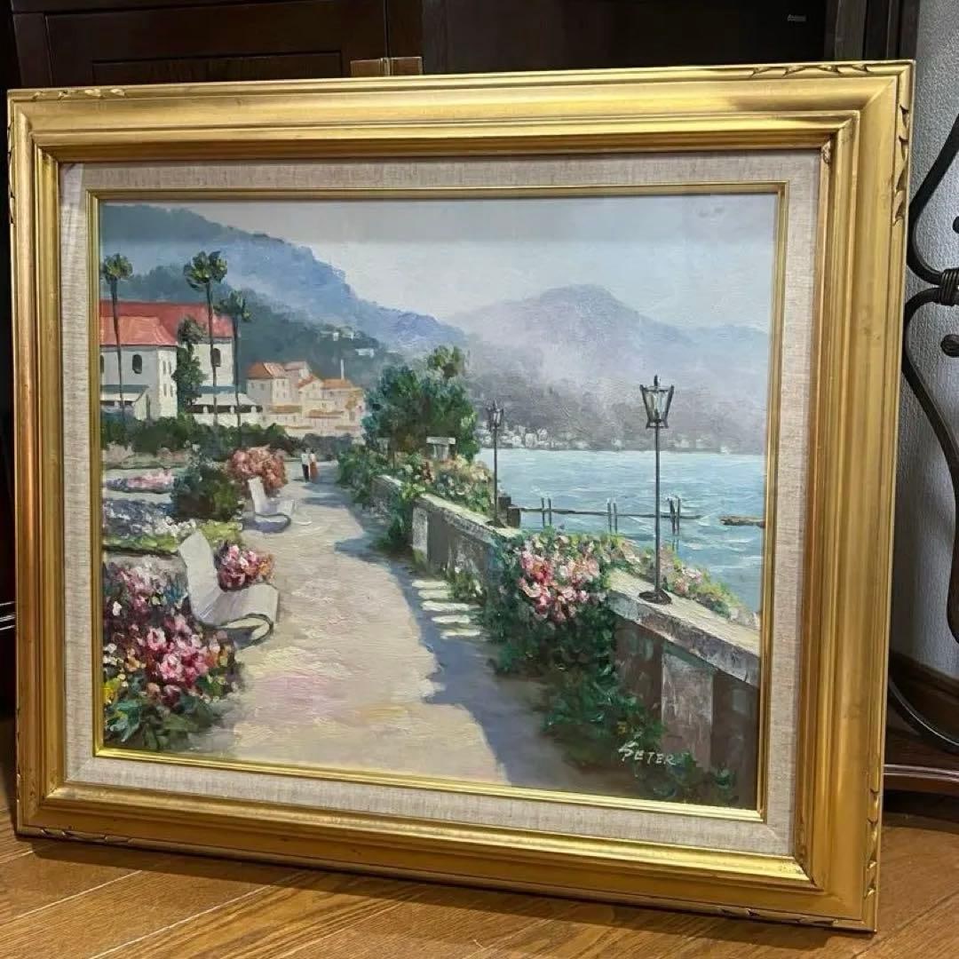 A seascape oil painting full of open feeling (1 of 3)