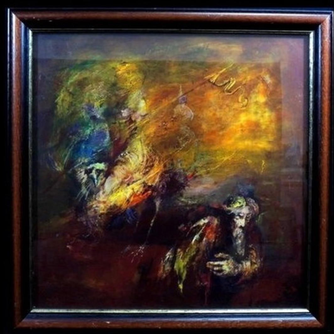 Attila Sabar oil painting Viharos Eyjaka (1 of 3)