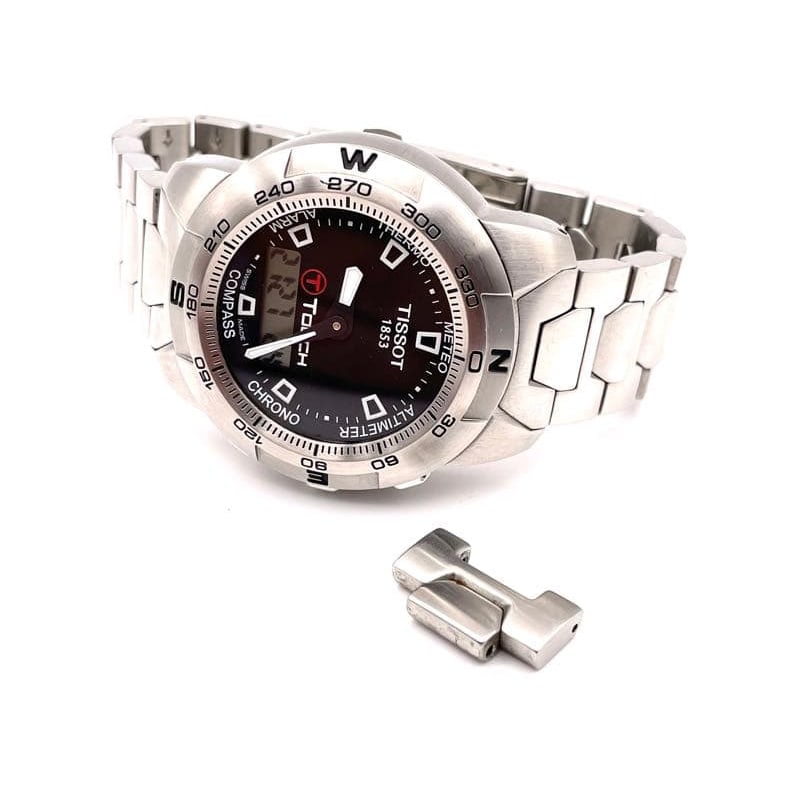 Tissot T-touch Digital Watch: Tissot T-touch Digital Watch Freight: 1.International Freight: Foreign shipping charges are determined by destination. 2.Photos, descriptions and valuations have been meticulously prepared by fully ce