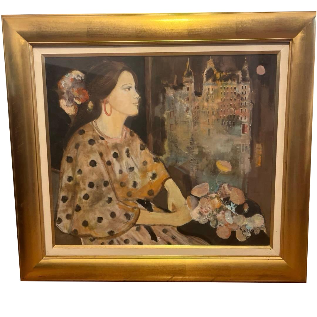 Original oil painting by Nakajima Yuko, Window Painting F10 (1 of 7)