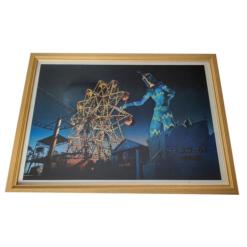 Rare Fujimi Ultraman Sevenger Silkscreen Poster Signed Version: Rare Fujimaru Hayao Ultraman Screen Print Poster Signed EditionProduct DescriptionThis is a screen print poster signed by Fujimaru Hayao himself, with a serial number (1/20), which was exhibited and s