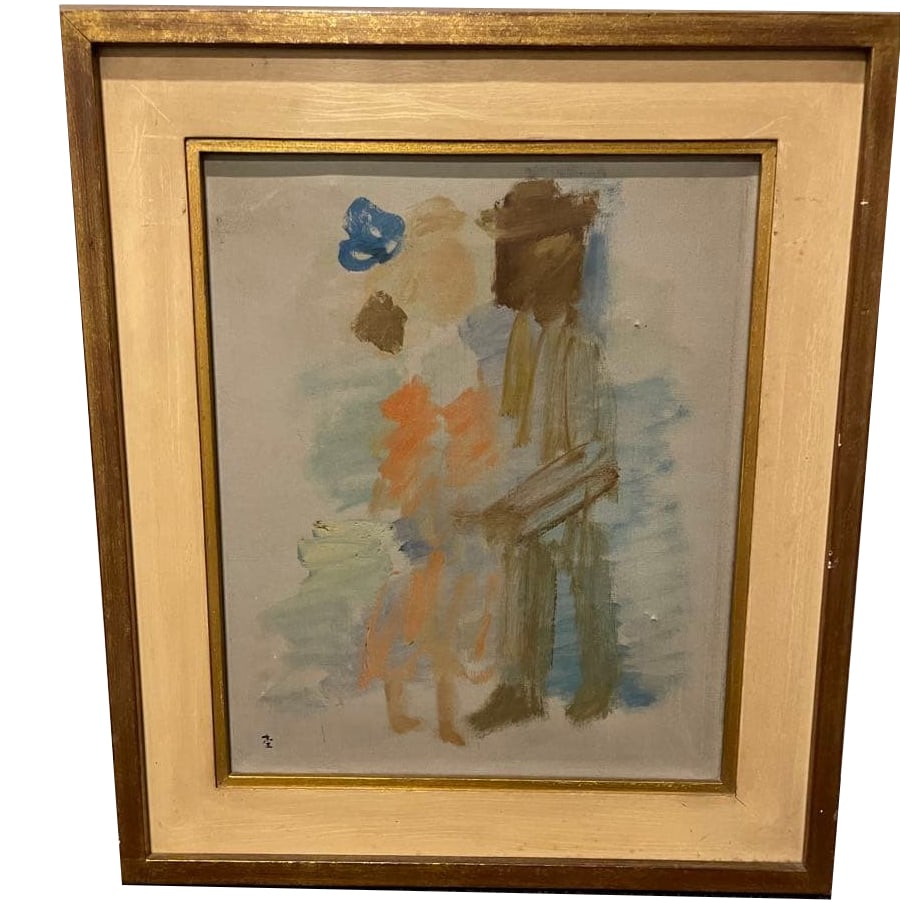 Kiyoo Kida 'The Lover' oil painting (1 of 14)