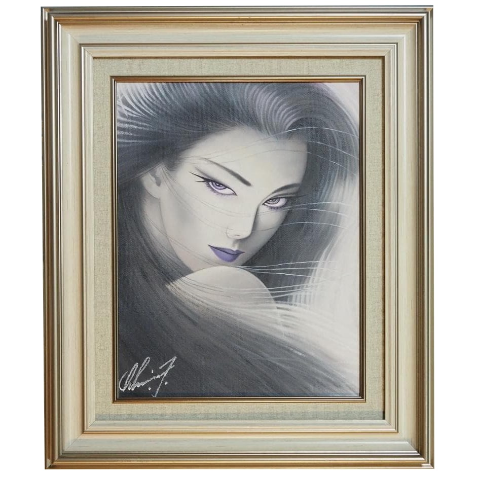 Kurata Ichiro Oil Painting 'Bijin-ga' (1 of 11)