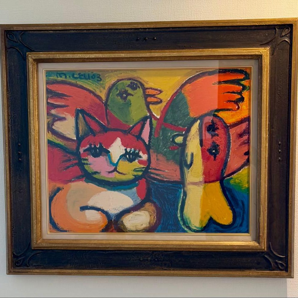 Original oil painting by Michael Lu (framed) (1 of 6)