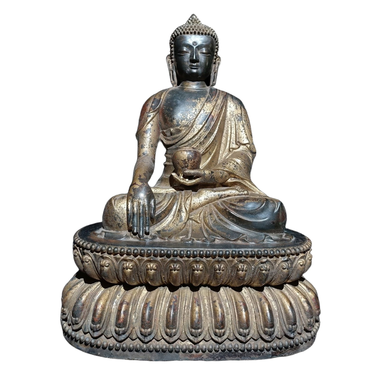 Gilt Bronze Buddha Statue (1 of 10)