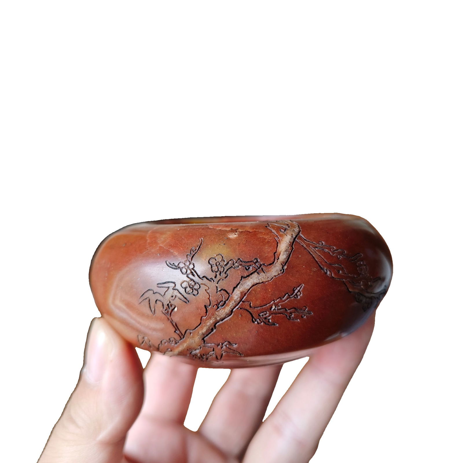 Qing Dynasty Shoushan Stone Brush Washer (1 of 9)