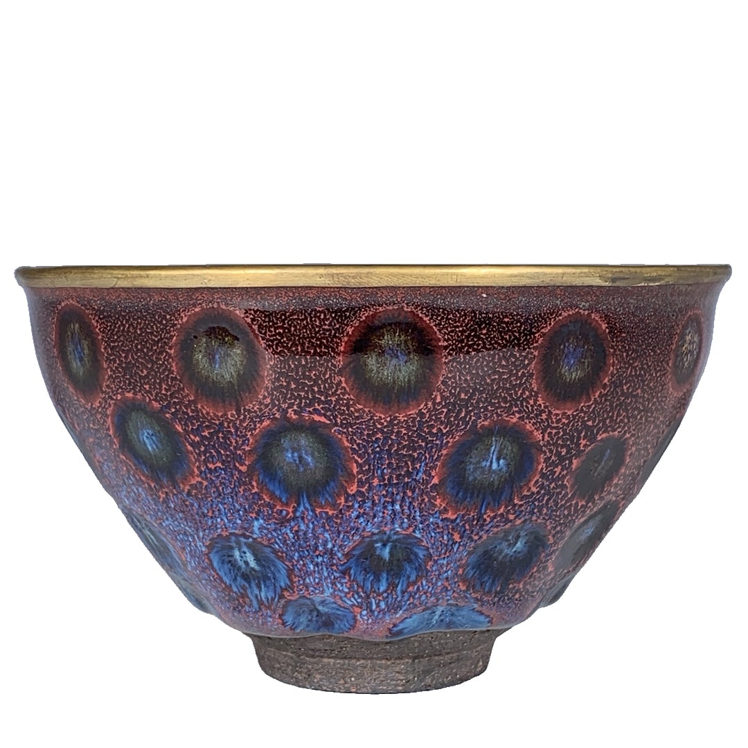 Jun Ware Gilt-edged Iridescent Cup (1 of 10)