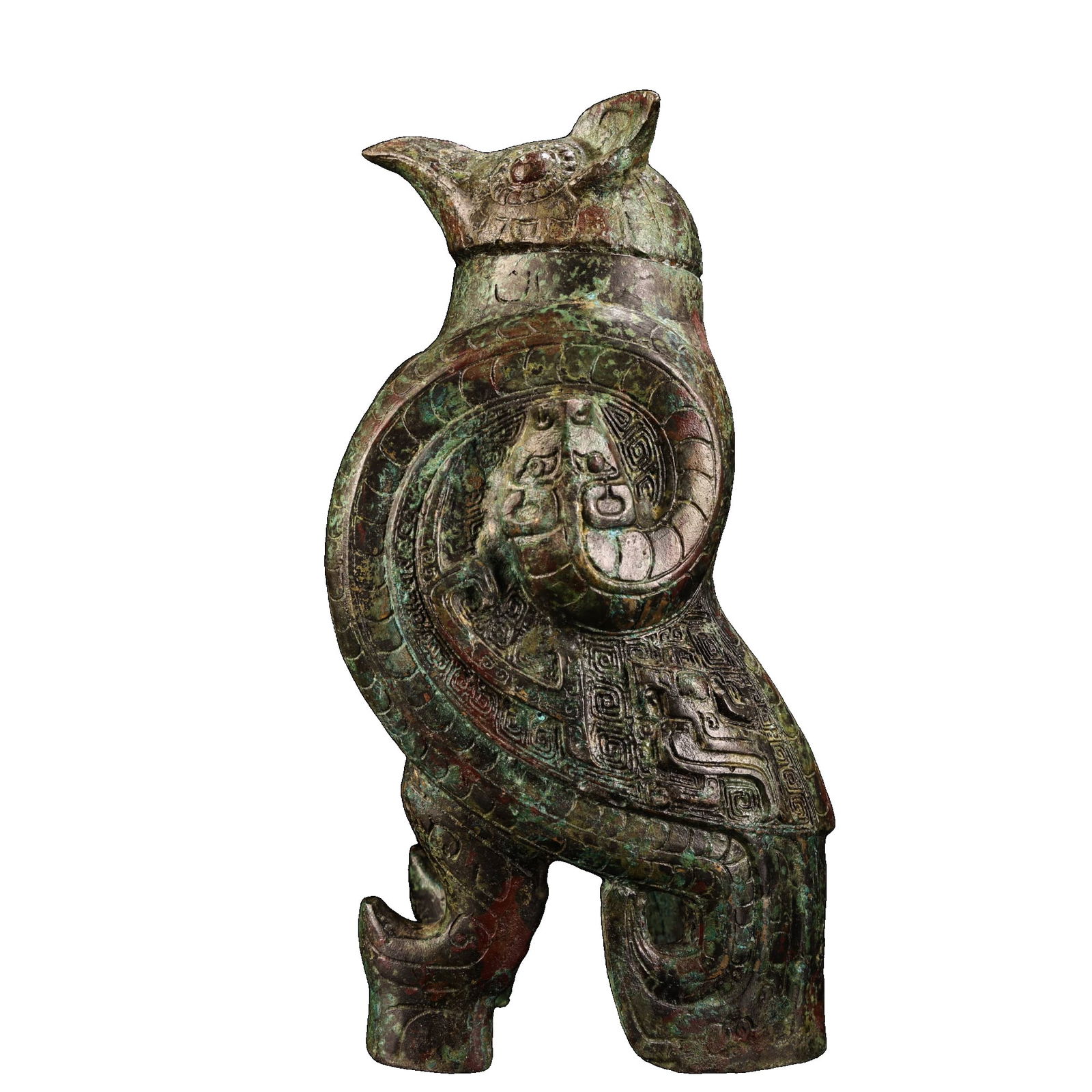 Bronze Pair of Bird-shaped Vessels (1 of 13)