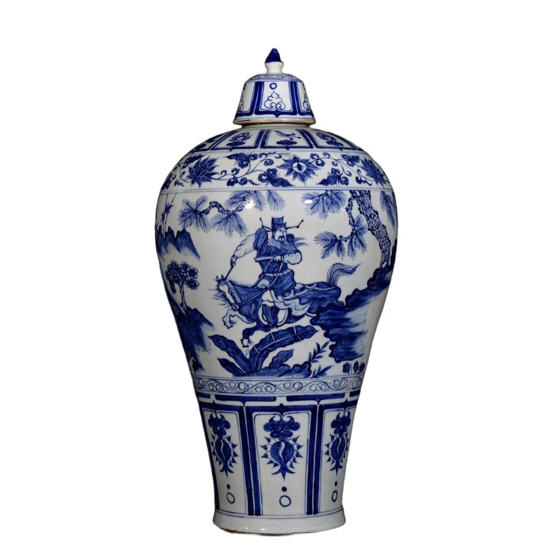Yuan Blue and White Storytelling Meiping Vase (1 of 10)