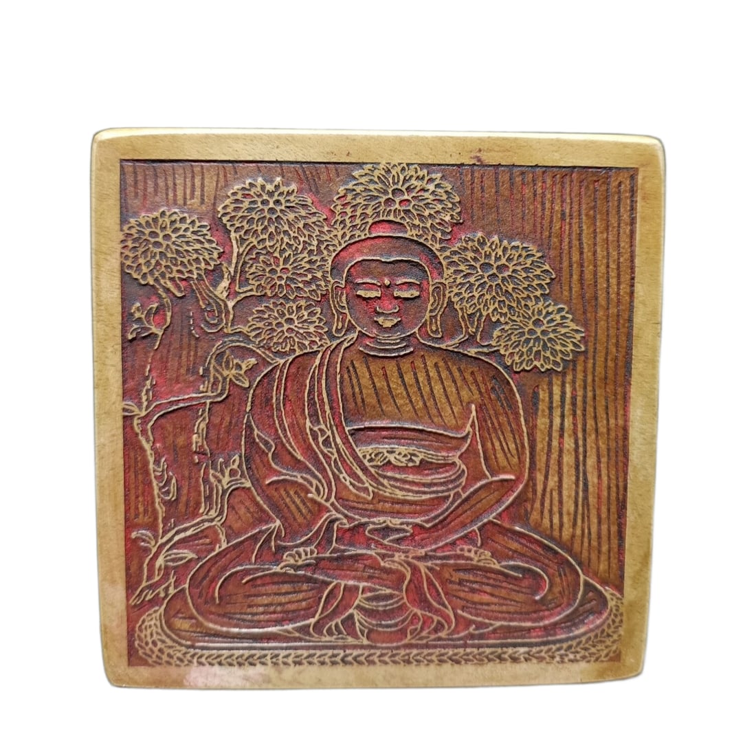 Shoushan Stone Buddha Statue Seal: Master Xuyun Carves a Double-sided Shoushan Stone Buddha SealDouble-sided carving, exquisite workmanship, appearance as shown in the picture. Master Xuyun carves a large double-sided Buddha seal out o