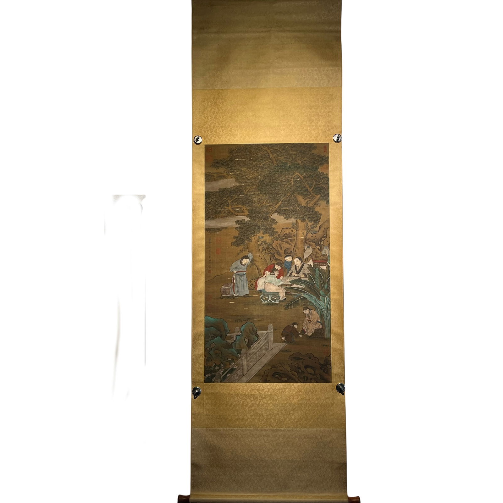 Song Dynasty Liu Songnian Silk Figure Story Painting (1 of 10)