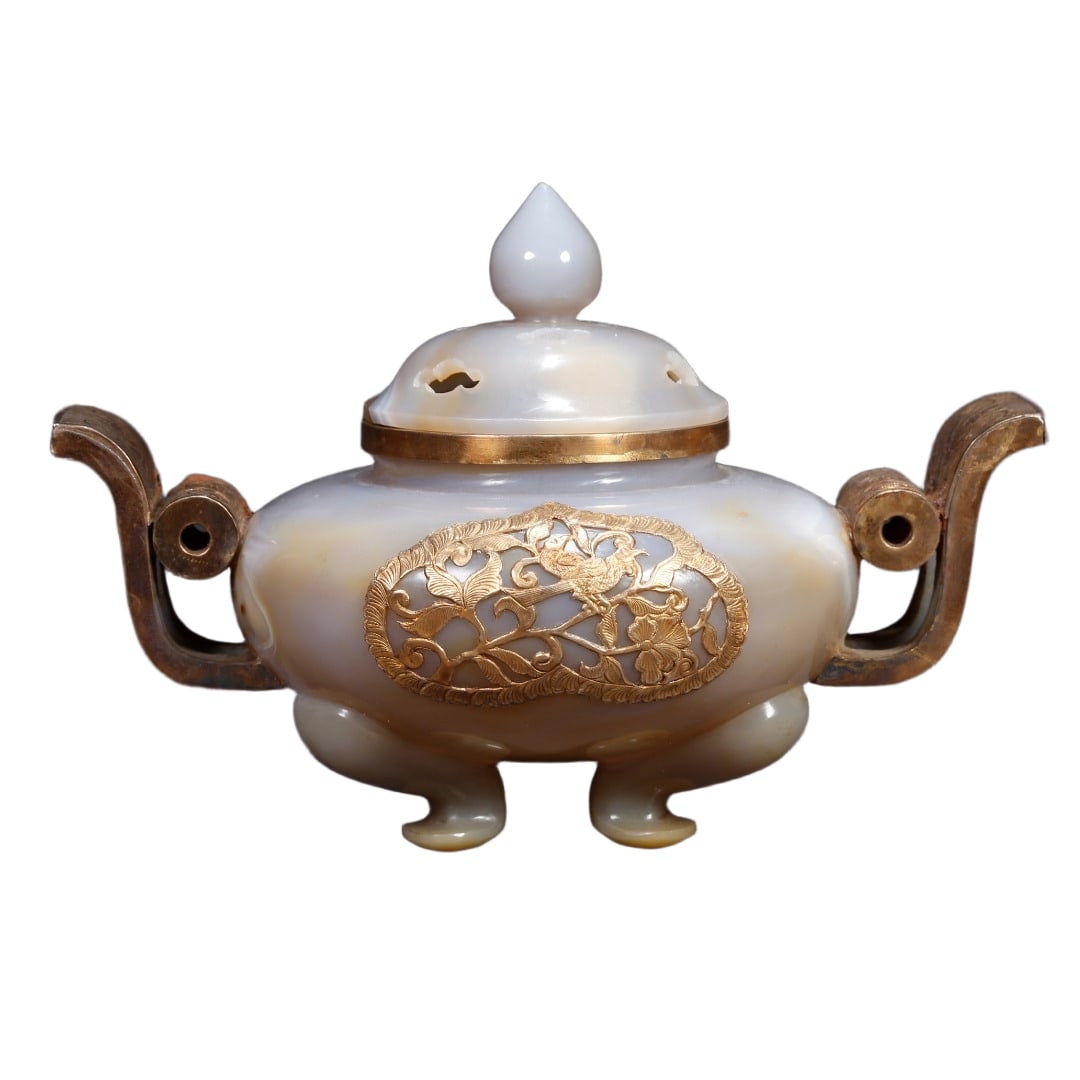Agate Incense Burner: Agate Incense BurnerLength 18cm. Width cm. Height 14cm. Weight 479g Freight: 1.International Freight: Foreign shipping charges are determined by destination. 2.Photos, descriptions and valuations have