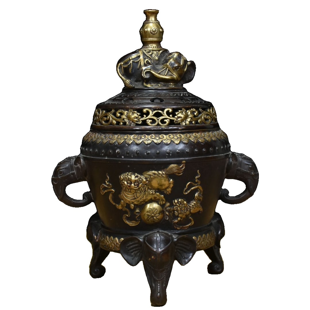 Old Collection of Thick and Aged, Fine Pure Copper Gilt (1 of 10)