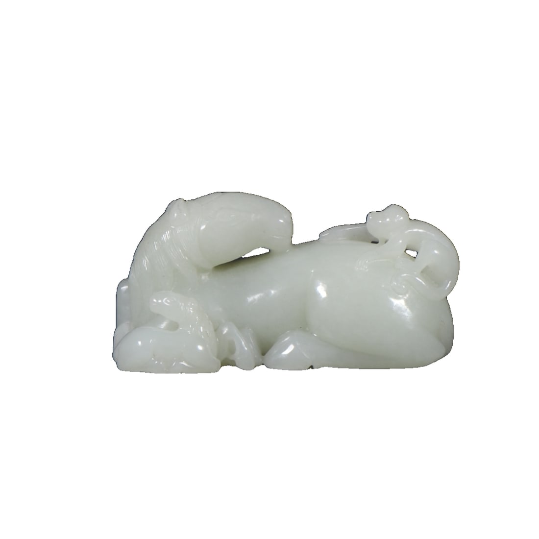 Hetian White Jade 'Instant Marquis' Ornament (1 of 10)