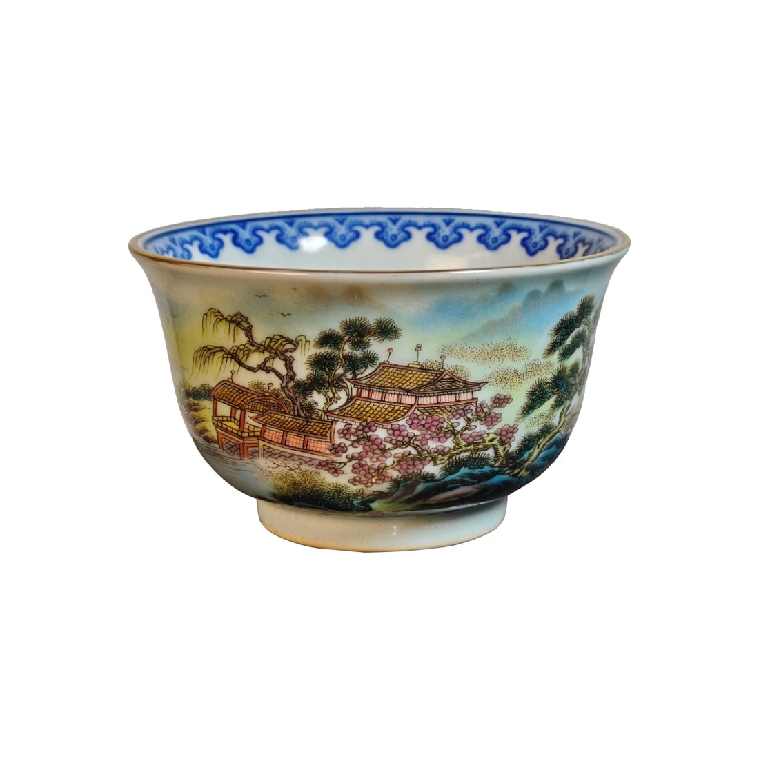 Qianlong Period Falangcai Cup of Qing Dynasty (1 of 10)