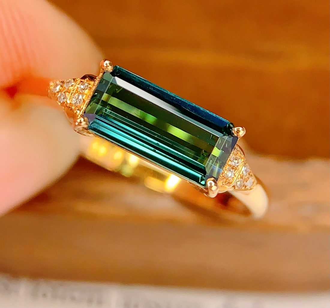 18K Gold Tourmaline Ring (1 of 6)