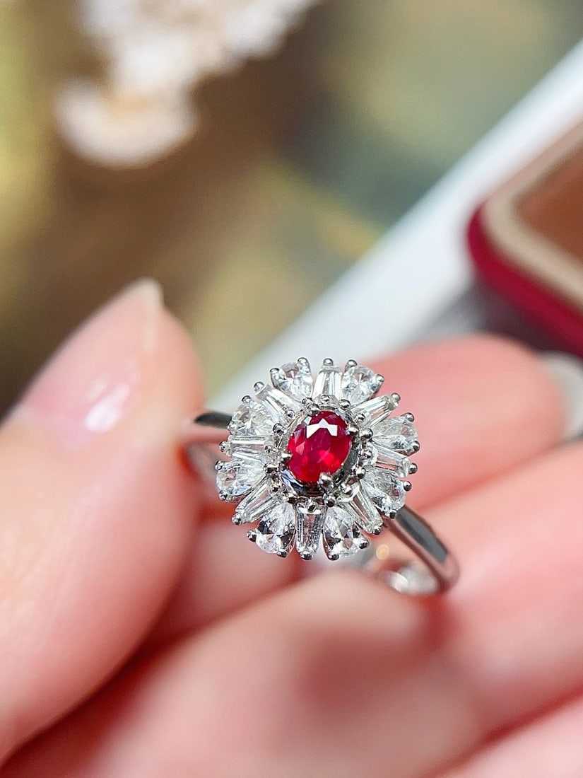 18K Gold Ruby Ring - 5