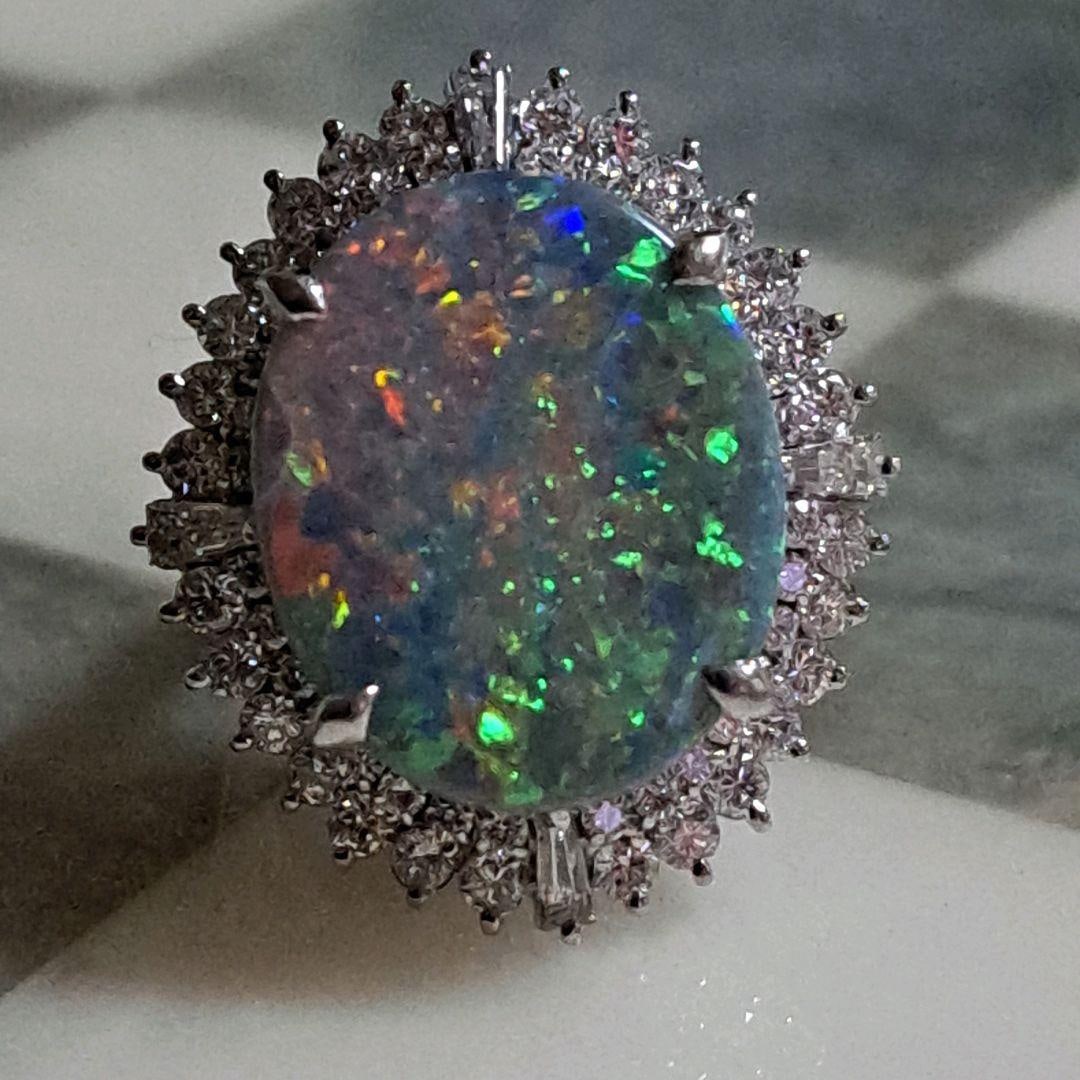 second-hand Black Opal Ring - 2