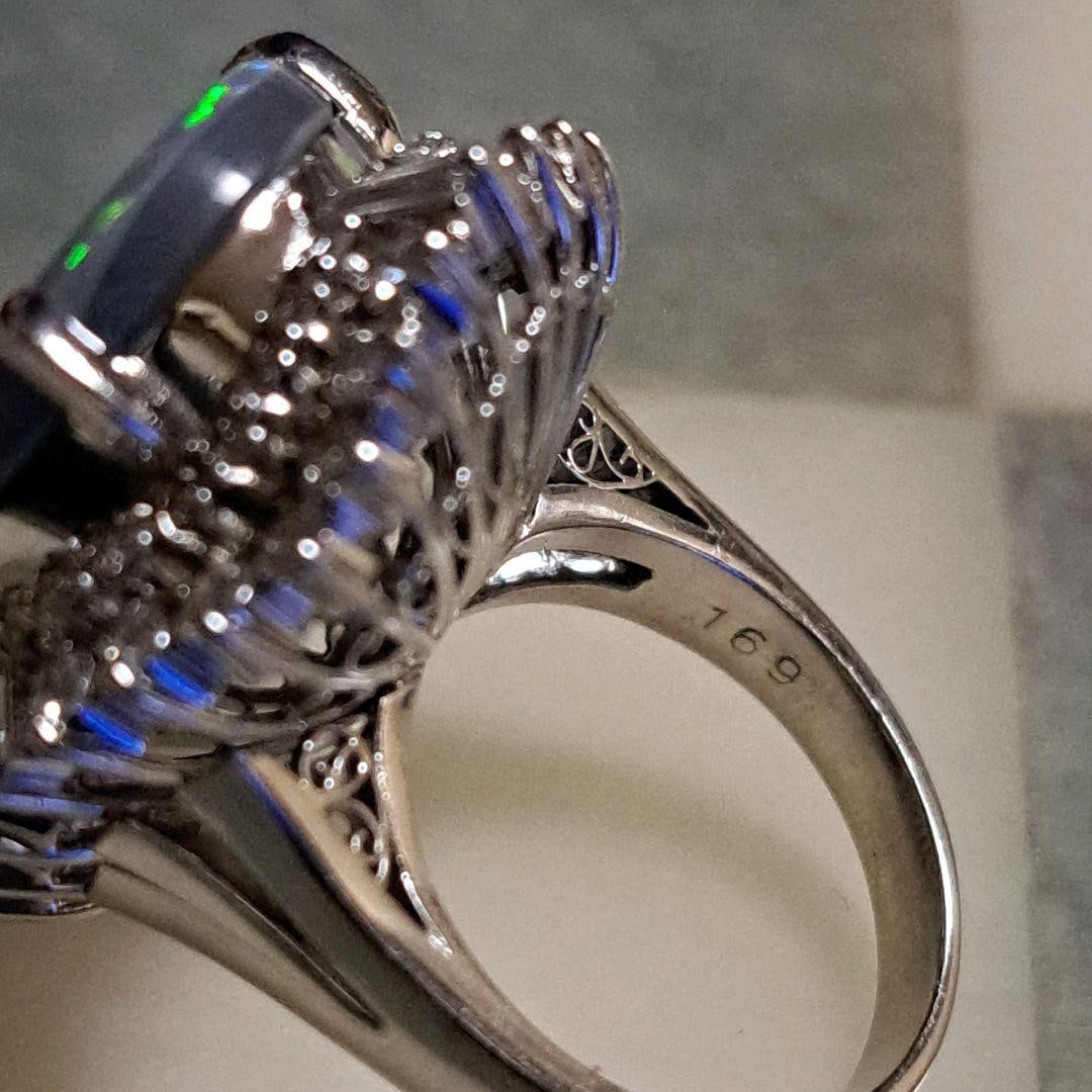 second-hand Black Opal Ring - 9