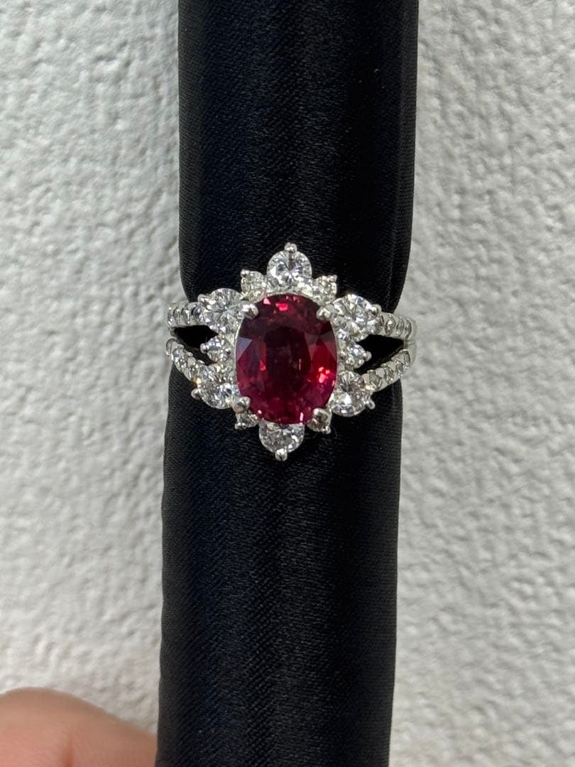 second-hand Diamond Platinum Ring - 2